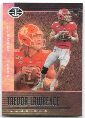 Trevor Lawrence RC 2021 Panini Chronicles Draft Picks Tigers
