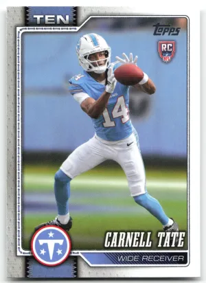 Carnell Tate RC 2026 Topps Flagship Titans