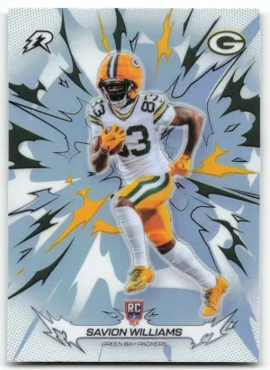 Savion Williams 2025 Topps Resurgence Refractor Packers