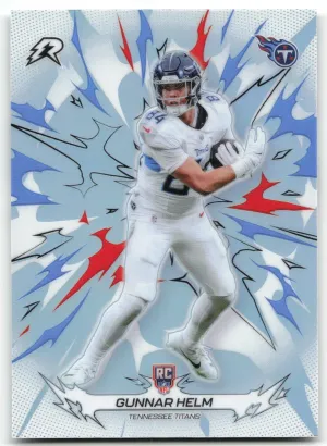 Gunnar Helm 2025 Topps Resurgence Refractor Titans