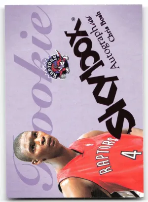 Chris Bosh RC 2003-04 SkyBox Autographics Insignia Purple #/25 Raptors