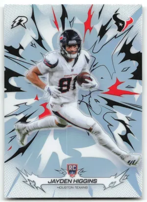 Jayden Higgins 2025 Topps Resurgence Refractor Texans