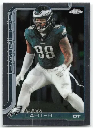 Jalen Carter 2025 Topps Chrome Eagles