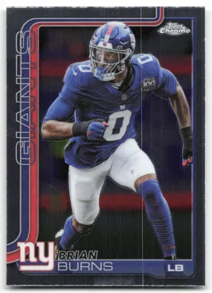 Brian Burns 2025 Topps Chrome Giants