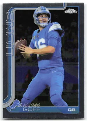 Jared Goff 2025 Topps Chrome Lions