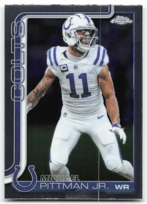 Michael Pittman Jr. 2025 Topps Chrome Colts