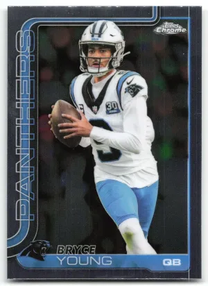 Bryce Young 2025 Topps Chrome Panthers
