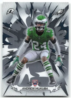 Andrew Mukuba RC 2025 Topps Resurgence Eagles