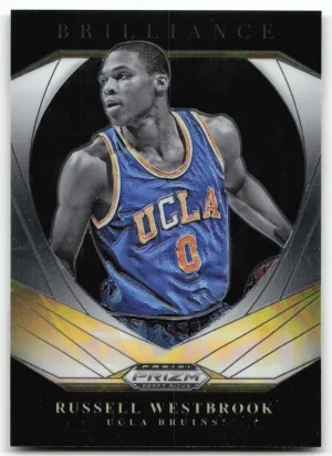 Russell Westbrook 2021 Panini Prizm Draft Picks Brilliance Bruins