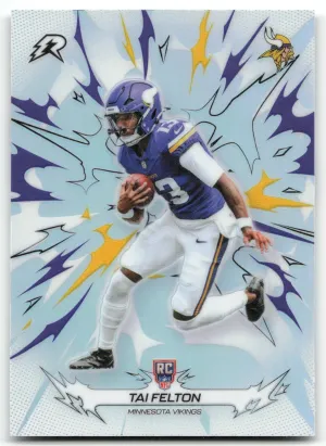 Tai Felton 2025 Topps Resurgence Refractor Vikings