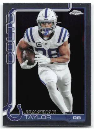 Jonathan Taylor 2025 Topps Chrome Colts