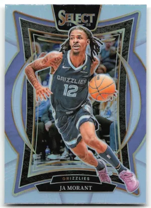 Ja Morant 2024-25 Panini Select Silver Prizm Grizzlies