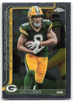 Josh Jacobs 2025 Topps Chrome Packers