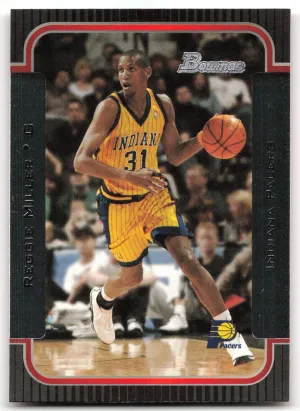 Reggie Miller 2003-04 Bowman Pacers