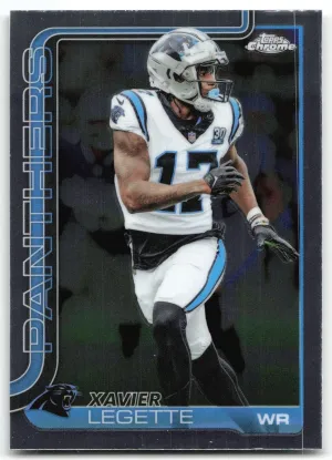 Xavier Legette 2025 Topps Chrome Panthers