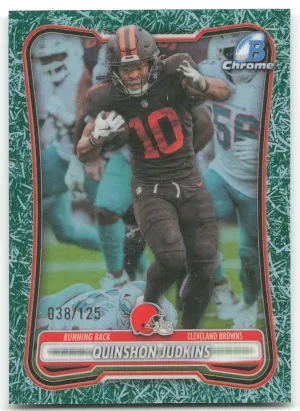 Quinshon Judkins 2026 Bowman Chrome Gridiron Refractor #/125 Browns
