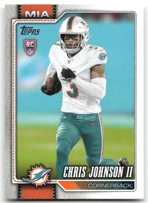 Chris Johnson II RC 2026 Topps Flagship Dolphins