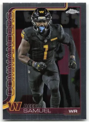 Deebo Samuel 2025 Topps Chrome Commanders