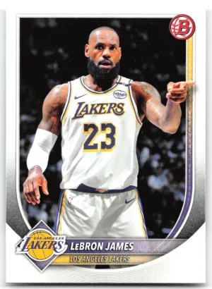 LeBron James 2025-26 Bowman Lakers