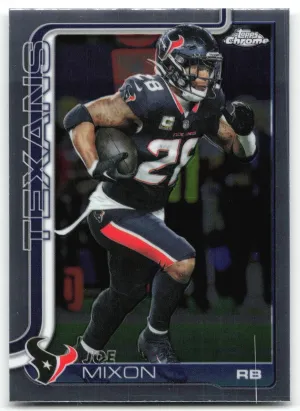 Joe Mixon 2025 Topps Chrome Texans