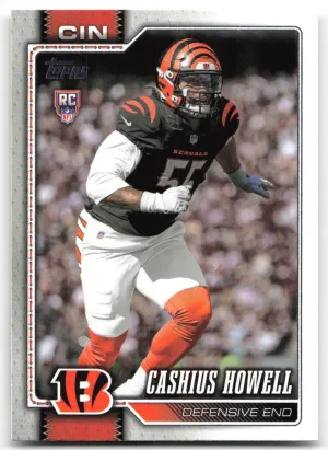 Cashius Howell RC 2026 Topps Flagship Bengals