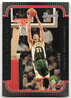 Brent Barry 2003-04 Bowman SuperSonics