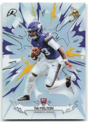 Tai Felton 2025 Topps Resurgence Refractor Vikings