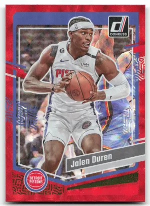 Jalen Duren 2023-24 Donruss Red Pistons