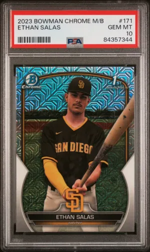2023 Bowman Mega Box Chrome Ethan Salas PSA 10 #171