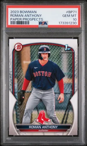 2023 Bowman Paper Prospects Roman Anthony PSA 10 #BP71