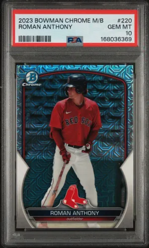 2023 Bowman Mega Box Chrome Roman Anthony PSA 10 #220