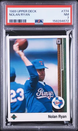 1989 Upper Deck Nolan Ryan PSA 7 #774