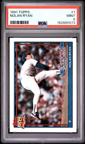1991 Topps Nolan Ryan PSA 9 #1