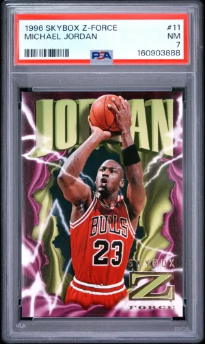 1996 Skybox Z-Force Michael Jordan PSA 7 #11