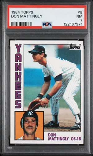 1984 Topps Don Mattingly RC PSA 7 #8
