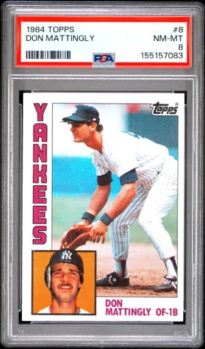 1984 Topps Don Mattingly RC PSA 8 #8