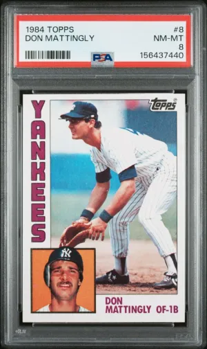 1984 Topps Don Mattingly RC PSA 8 #8