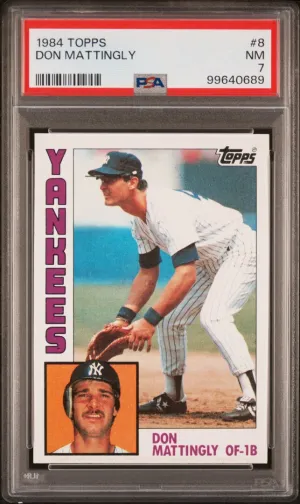 1984 Topps Don Mattingly RC PSA 7 #8