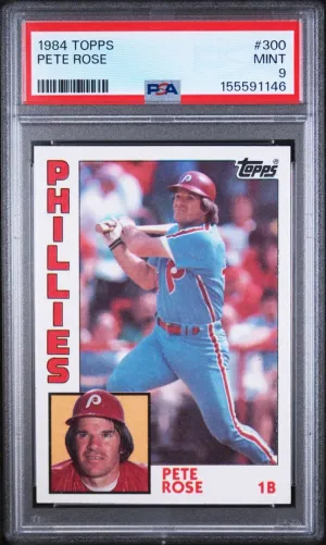 1984 Topps Pete Rose PSA 9 #300
