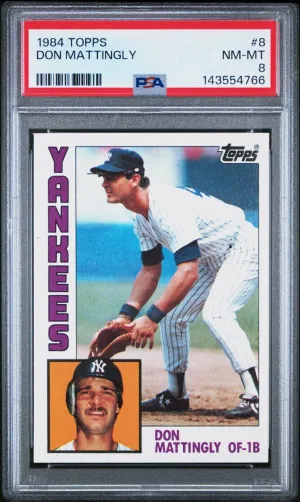 1984 Topps Don Mattingly RC PSA 8 #8