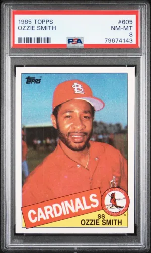 1985 Topps Ozzie Smith PSA 8 #605