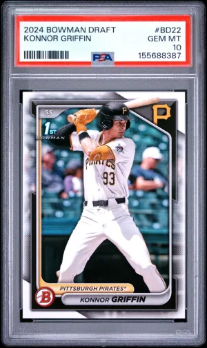 2024 Bowman Draft Konnor Griffin PSA 10 #BD22