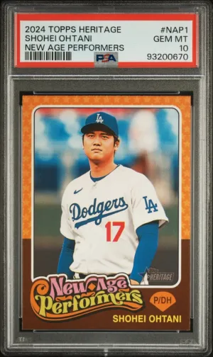 2024 Topps Heritage New Age Performers Shohei Ohtani PSA 10 #NAP1