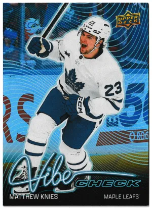 2026-27 Upper Deck Series 1 Matthew Knies Vibe Check #VC-30