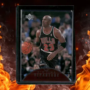 1997 Upper Deck Air Time Michael Jordan Air Time Departure #AT1