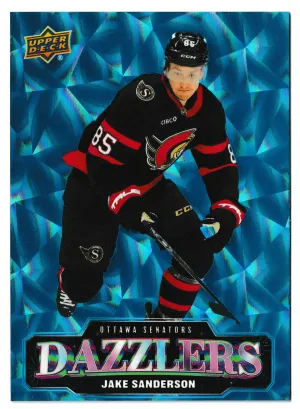 2026-27 Upper Deck Series 1 Jake Sanderson Dazzlers Blue #DZ-30