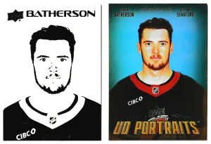 2026-27 Upper Deck Series 1 Drake Batherson Stencils and UD Portraits #P-21