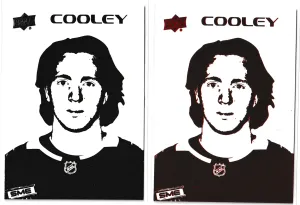 2026-27 Upper Deck Series 1 Stencils Logan Cooley Red 912/999 and Base ST-23