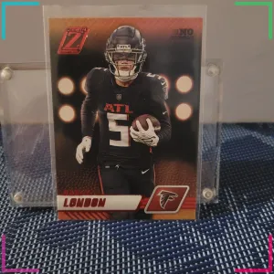 2023 Panini Zenith Football Drake London Red Zone - #5 - Atlanta Falcons