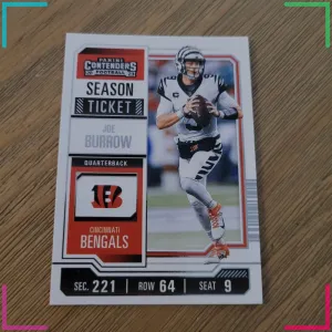 2023 Panini Contenders #22 Joe Burrow Season Ticket